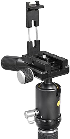 Vanguard VEO3T235ABP Aluminum Travel Tripod with Ball Head, Removeable Pan Handle, and Quick Shoe with Built-in Smartphone Holder - Image 3