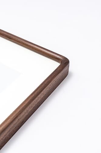 Handcrafted 11x14 Walnut Picture Frame, Matted to 8x10 with HD Plexiglass - Image 7