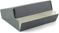 Lineco Museum Archival Storage Box, Drop Front, 11.75x18.25x3 in, Gray by Lineco