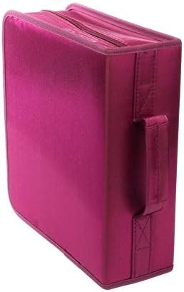 256 Capacity CD/DVD case Wallet, Storage,Holder,Booklet （Rose） - Image 2