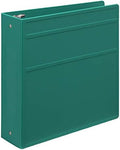 Carstens 3-Inch Heavy Duty 3-Ring Binder - Side Opening, Teal, Durable Plastic, Precision No-Gap Rings, Waterproof Cover, No Pockets, Holds 400 US Letter Sheets, BPA-Free, Made in USA (1710-3R) by Carstens