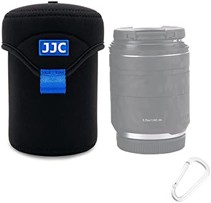 JJC Small Neoprene Camera Lens Pouch Case, Fits Lens up to 3.1 x 4.6inches by JJC