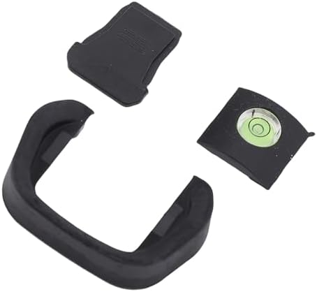 Jiawu Camera Eyecup Hot Shoe Cap Level Kit for R5 R6 Cameras Soft Silicone Eye Cup Dust Proof Hot Shoe Cover Bubble Spirit Level Fit for Photography Enthusiasts and Professional Users - Image 5