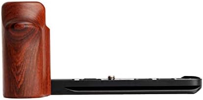 XPRO2 Camera Hand Grip with Wooden Side Handle & Arca-Swiss Plate for Fujifilm X-PRO2 -Aluminum & Padauk Wood (GP-XPRO2-R) - Image 2