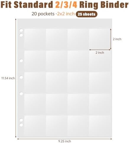 Lineco Polypropylene Archival Slide Storage Album Pages, Pack of 25 - Image 2