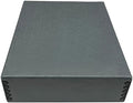 Golden State Art, Drop Front Archival Storage Box, Gray, 9.75x12.75x3 Inch by GoldenStateArt