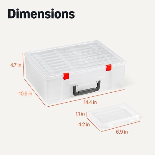 Amazon Basics 4" x 6" Photo Storage Case and Craft Organizer with 16 Inner Cases - Image 5
