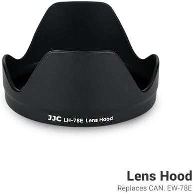 EW-78E Reversible Lens Hood Shade Protector for Canon EF-S 15-85mm f/3.5-5.6 IS USM LENS, Replaces Canon EW-78E Lens Hood - Image 5