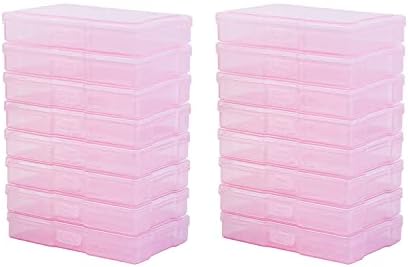4" x 6" Photo Storage Case with Handle, 16 Inner Photo Organizer Keeper, Extra Large Storage Picture Boxes, Seed Storage, Transparent Craft Keeper (Purple) - Image 4