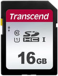 Transcend 16GB SDC300S SD UHS-I SDHC Memory Card, 95MB/s, U1, C10 by Transcend