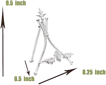 9.5" Plate Stand White, Plate Stand For Display White, Book Stand - Image 7