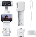 Insta360 Luna Ultra - 8K Vlogging Camera with Dual Leica Lenses, 12× Zoom, 1" Sensor, Detachable 2" Touchscreen, Triple AI Chip, Pocket Gimbal Camera for Vlog Photography, Stellar White by Unknown