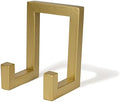 Red Co. 8” Tall Industrial-Style Metal Photo Frame Holder & Plate Display Stand Easel, Matte Gold by RedCo