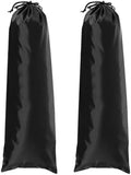 Tripod Case Bag, Nylon Tripod Storage Bag, Long Foldable Monopod Compact Carrying Organizer Pouch- Fitting for (Monopod/Light Stand/Umbrella/Travel) 24 x 8 In & 2 Pack & Black by YELARXI