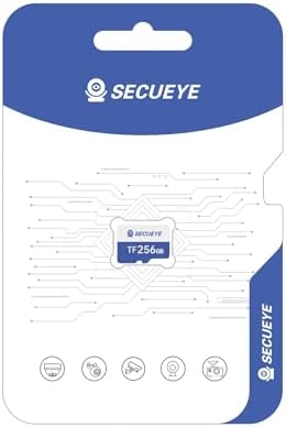 256GB TF Memory Card Class 10 FAT32 High Speed Reading/Writing for Security Camera Dash Cam 24/7 Recording by SECUEYE