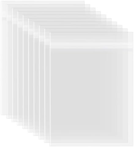 Golden State Art 50 Pack 8x10 Acid-Free Crystal Clear Sleeves Storage Bags by GoldenStateArt