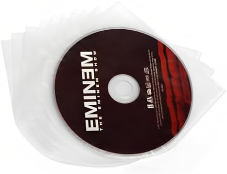 200PCS CD/DVD Inner Sleeves Anti-Static for 5inch CD DVD Mini LP Storage - Image 6