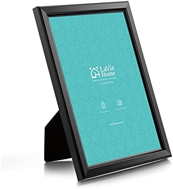 LaVie Home 5x7 Picture Frames (12 Pack, Black) Simple Designed Photo Frame with High Definition Glass for Wall Mount & Table Top Display, Set of 12 Classic Collection - Image 2