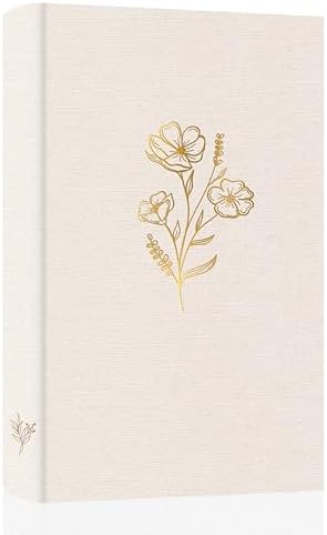 Holoary Photo Album 4x6 300 Photos, 300 Pockets 4”x6” Picture Album, Linen Fabric Cover Big Picture Book for Photos with Writing Area, 4x6 Photo Albums for Family Weddings Travel Memories(Beige) by Holoary