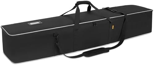 Multifunctional Tripod Bag 60 X 10.2 X 10.2 Inches / 152 X 26 X 26 cm Heavy Duty Tripod Carrying Case with Handle for Lights, Speakers, Cameras, Booms, Microphone Stands, Black by ITHWIU