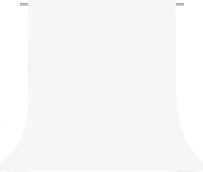 White Photography Backdrop for Photoshoot, Fabric 5x7ft | Versatile Studio Photo Backgrounds, Non Reflective, Easy to Use, for Portraits, Product, Party, Video Creation by TERSUM