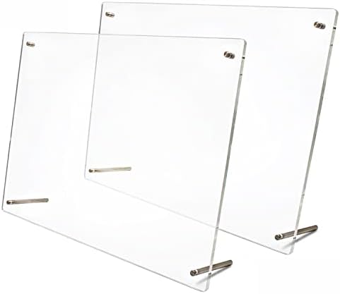 8.5 x 11 Acrylic Picture Frame 2Pack, Clear Certificate Frames - Image 7