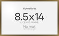 Homeforia 8.5x14 Bronze Marriage License Frame, High-End Metal, Glass by Homeforia