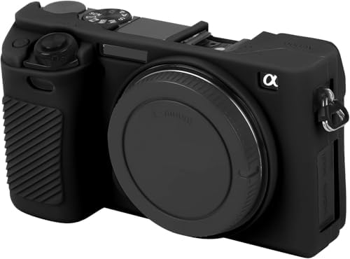 Camera Case for Sony Alpha A5000 A5100, Fullbody Soft Silicone Protective Cover Housing Rubber Shockproof Dustproof Body Skin for Sony Alpha A5000 A5100 ILCE-5000 Digital SLR Camera Bag Black by Unknown