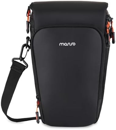 MOSISO Camera Bag, Crossbody Shoulder Bag Padded Camera Case with Lens Kit by MOSISO