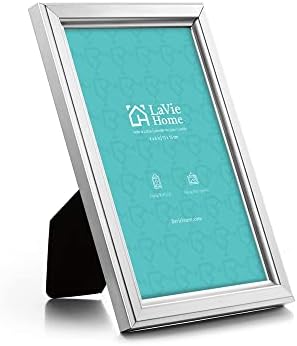 LaVie Home 4x6 Picture Frames (6 Pack, Silver) Simple Designed Photo Frame with High Definition Glass for Wall Mount & Table Top Display, Set of 6 Classic Collection - Image 2