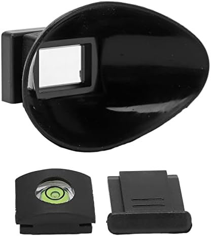 Camera Eyecup, Camera Viewfinder Eyecup Eyeshade 22mm Oval Level Cold Shoe Cover Set for D300 D200 D90 D80 D7000 D7100 D5200 D510 - Image 4