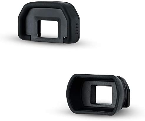 JJC Silicone EB Eyecup Viewfinder for Canon 5D Mark II 90D 70D 6D, 2-Type by JJC