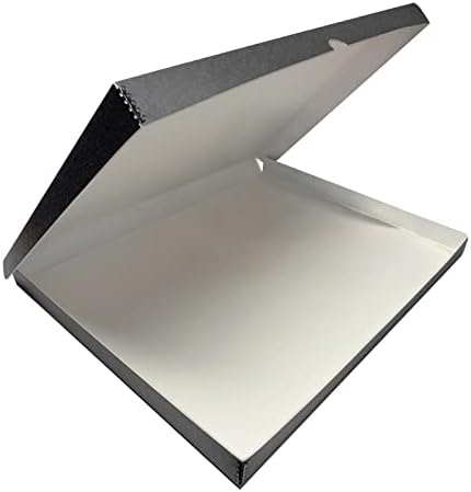 Lineco Clamshell Archival Storage Box, 11.5x14.5x1.75 Inch, Gray by Lineco