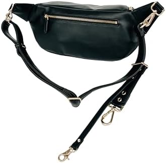 The Sidekick Camera Bag – Compact, Vegan Leather, Hands-Free Crossbody with Protective Suede Interior, Black - Image 7