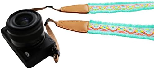 UNIKSTRAP Original Design Personalized Adjustable Camera Strap Mint Green Tassel, Fit for Canon Nikon Sony Olympus Interchangeable Lens Digital Camera/DSLR etc. - Image 3
