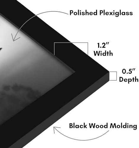 Americanflat 15x20 Poster Frame - Engineered Wood - Black - Image 3