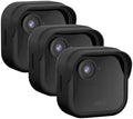 Silicone Case for All-New Blink Outdoor 4 (4th Gen) / 2K+ (Black, 3 Pack) by QOPOTO