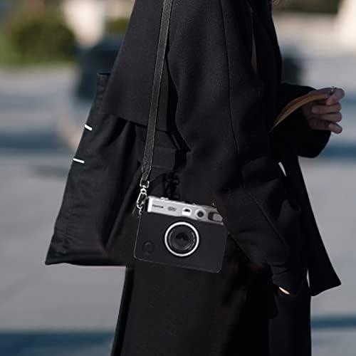 CAIYOULE Camera Case for Fujifilm Instax Mini EVO Instant Camera, Black - Image 6