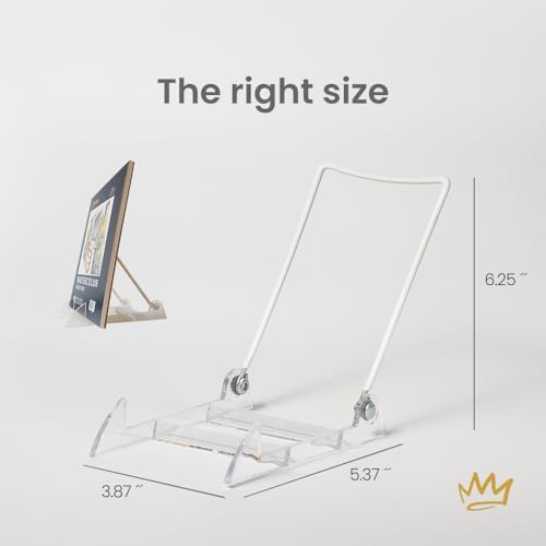 KINGDOM SOLUTIONS - 6.25" White Acrylic Display Stand Made in USA - 2 Pack - Image 2