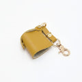 Compact PU Leather Film Roll Case for 35mm & 120 Format - Retro Style Storage Pouch with Keychain Loop by Unknown
