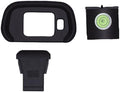 Bewinner for R7 Camera Eyecup Hot Shoe Cap Kit, Soft Silicone Viewfinder Eyepiece, Camera Hot Shoe Cover, Bubble Spirit Level for Accurate Photography by Bewinner
