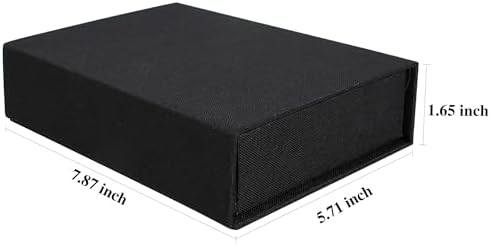Photo Storage Box 5x7, Keepsake Box - Black - Image 4