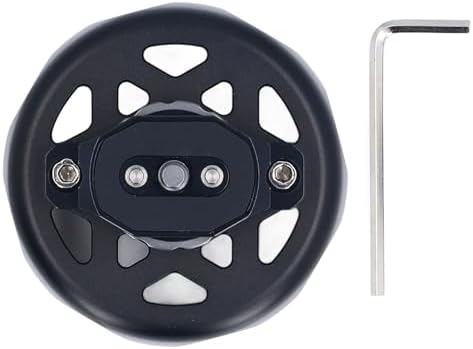 Round Camera Cage Grip - Aluminum Alloy Non Slip Hand Grip for Mirrorless Cameras with 1/4 Inch & 3/8 Inch Screw Holes by Vistreck