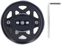 Round Camera Cage Grip - Aluminum Alloy Non Slip Hand Grip for Mirrorless Cameras with 1/4 Inch & 3/8 Inch Screw Holes by Vistreck