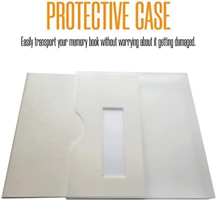 2x6 Photo Strip Album, White Cover White Pages, 2 Gel Pens - Image 6