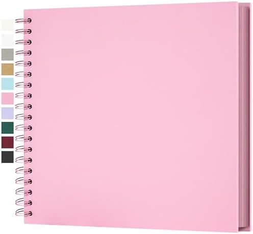 Scrapbook Album 10x10in, Acid-Free Kraft Paper 50 Sheets 100 Pages by Yopih