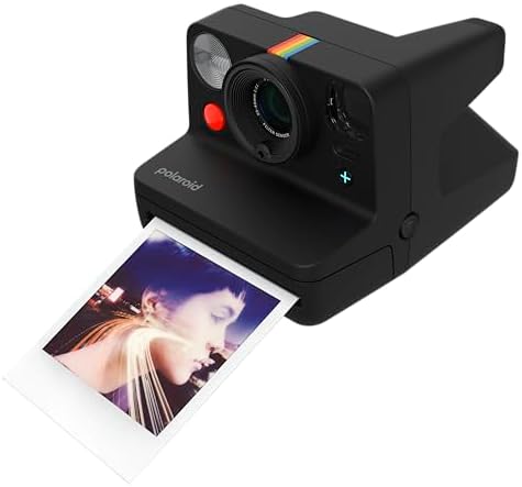 Polaroid Now+ 3rd Generation I-Type Instant Film Camera - Bluetooth Connected App Controlled - Black - Camera Only No Film (9160) - Image 2