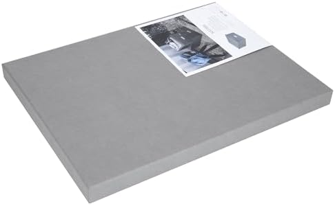 Bigso Box of Sweden Katrin Collapsible Storage Box with Labelframe for Easy Identification - Simple Assembly Without Tools - Decorative Storage Boxes with Lids - 13.5in x 17.6in x 7.2in - Gray - Image 3