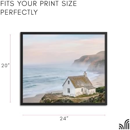 Americanflat 20x24 Poster Frame - Slim Molding - Black - Image 3