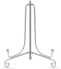 Artliving Plate Stands for Display, 5 Inch Decorative Plate Holder, Metal Picture Stand for Table, Small Easels for Display Card, Photo, and PSA Slab - Ideal for Party and Wedding (Silver, 2 Pack) by Artliving